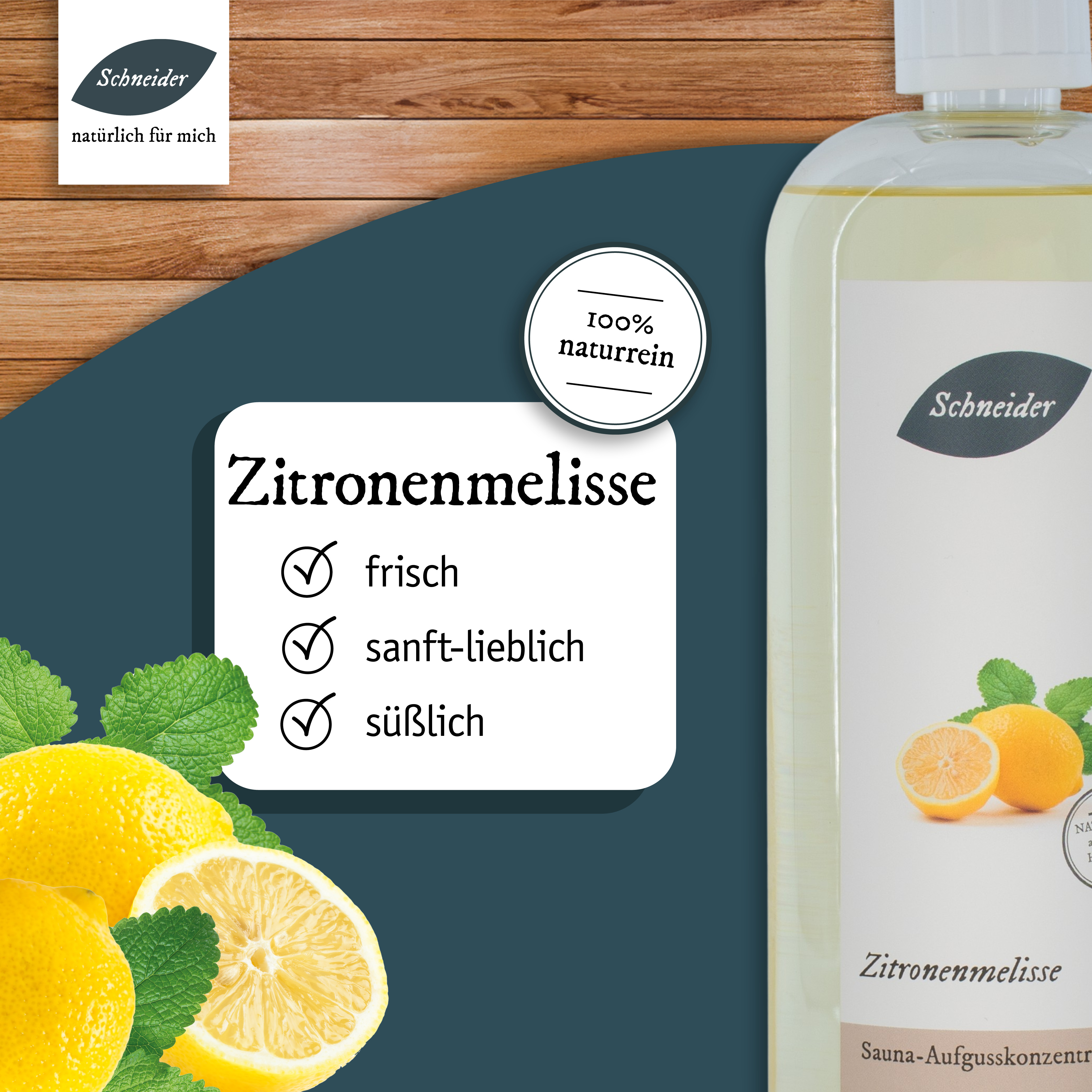 Saunaaufguss Zitronenmelisse (Aufgusskonzentrat) 250 ml