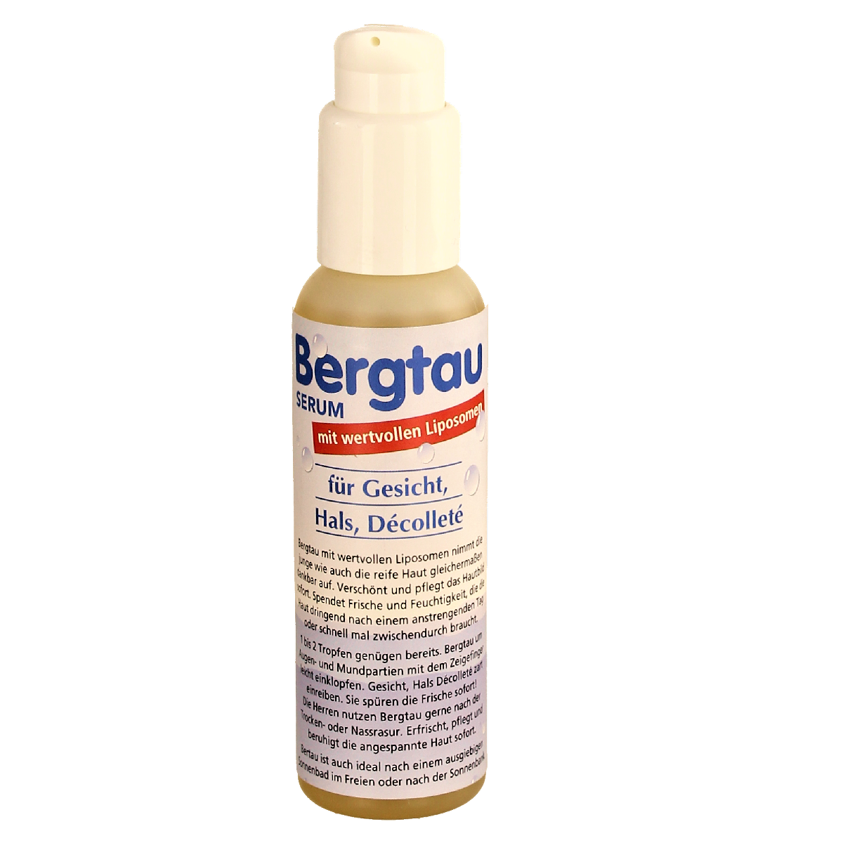 Bergtau-Serum  mit wertvollen Liposomen-paraffinfrei 100 ml Flasche