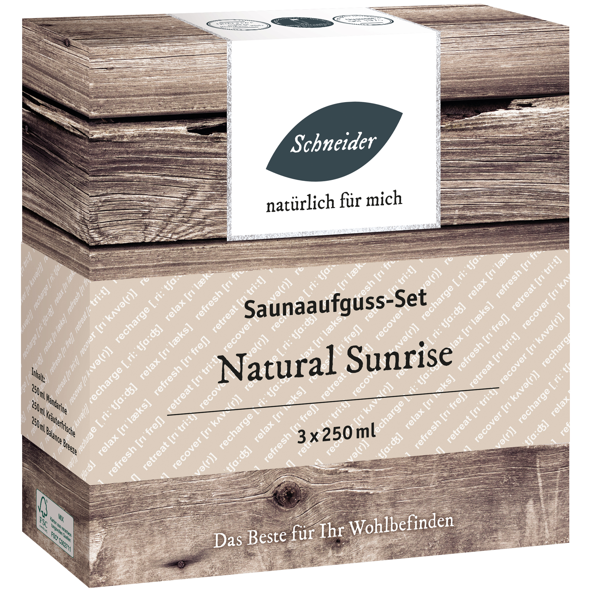 Saunaaufguss-Set - Natural Sunrise