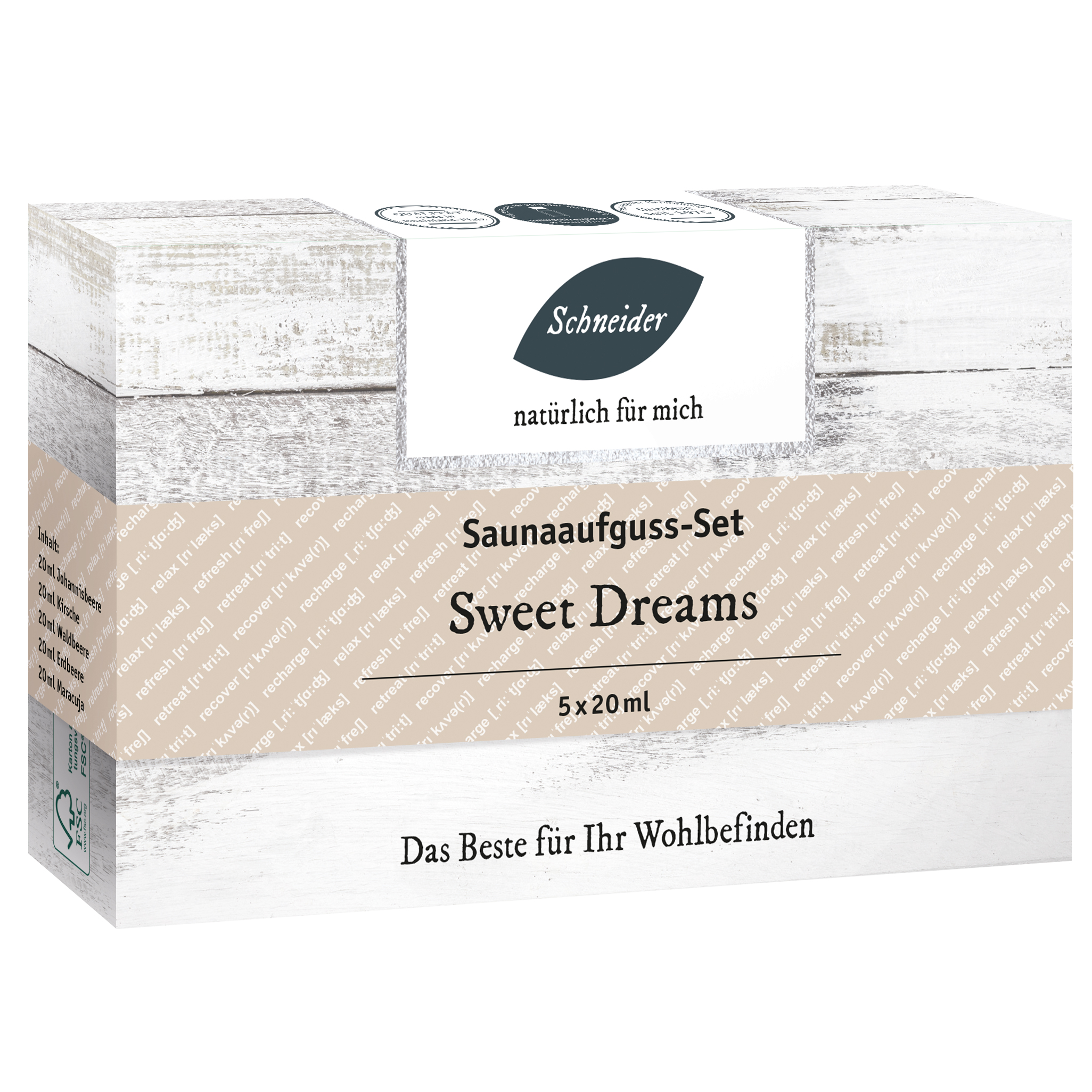 Saunaaufguss-Set - Sweet Dreams