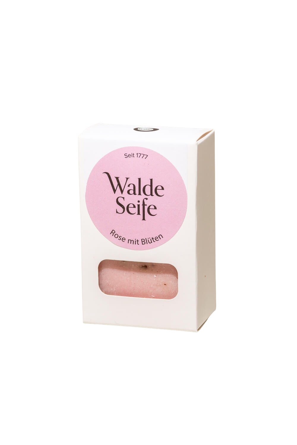 Rosenseife mit Blüten 100 g - handgeschöpft -