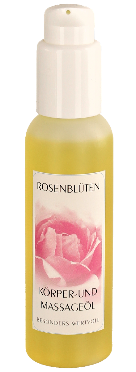 Rosenblüten Körper- und Massageöl 100 ml Flasche