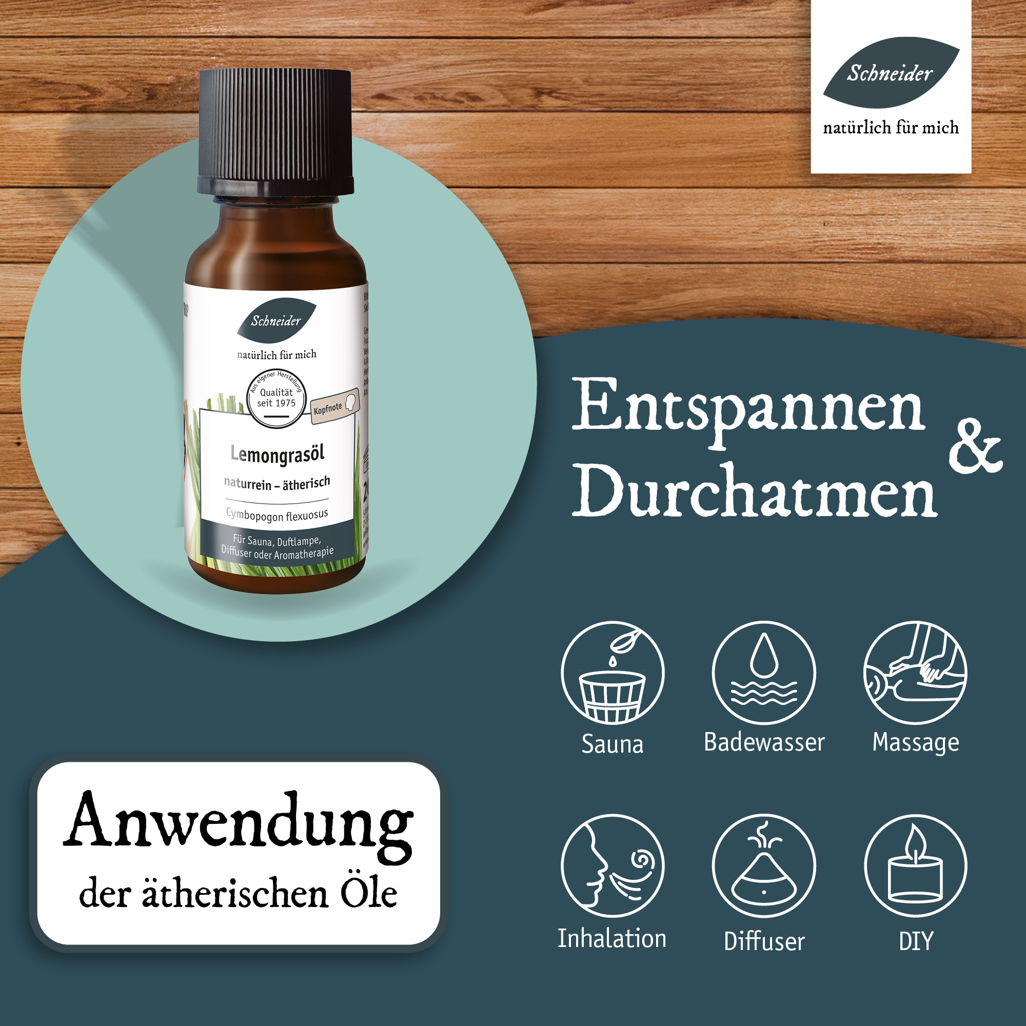 Ätherisches Öl Lemongras 20ml