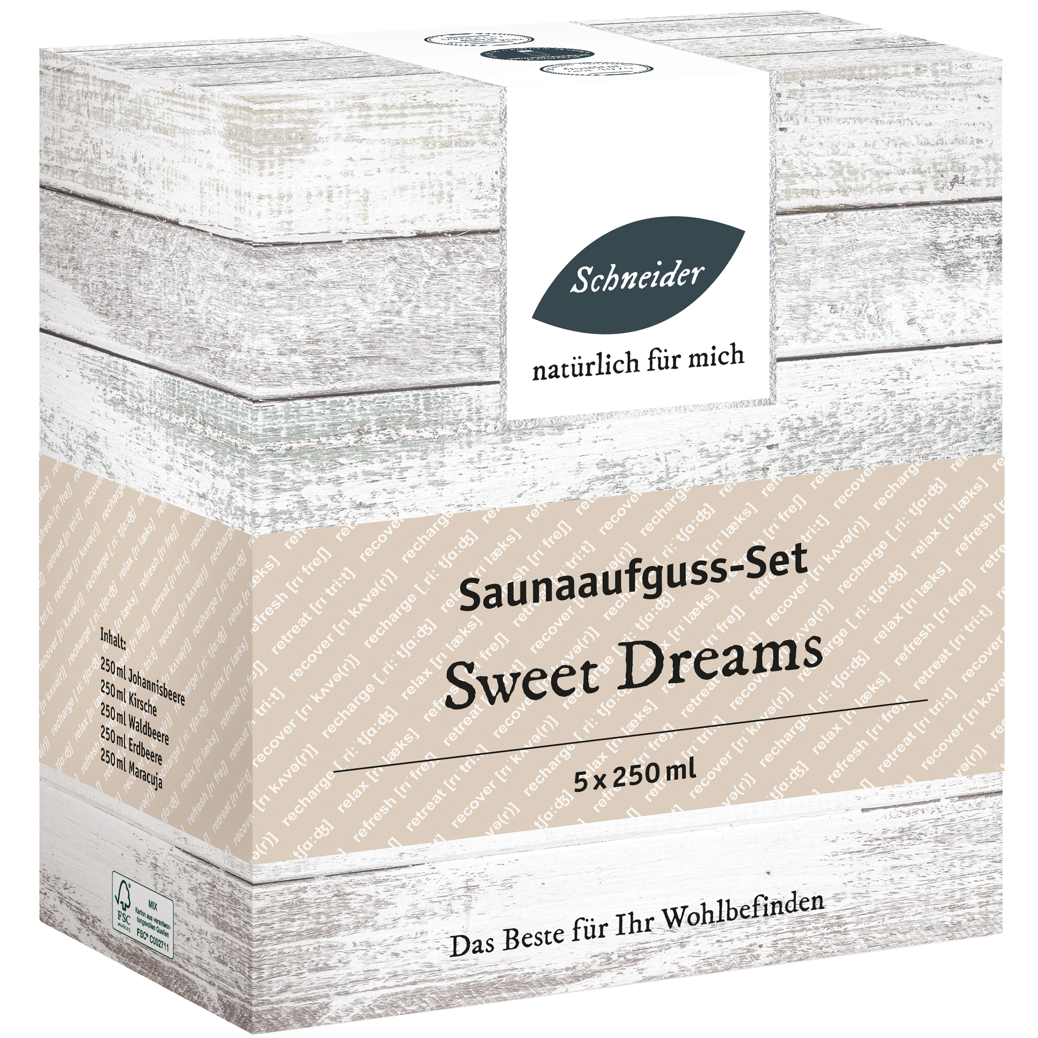 Saunaaufguss-Set - Sweet Dreams