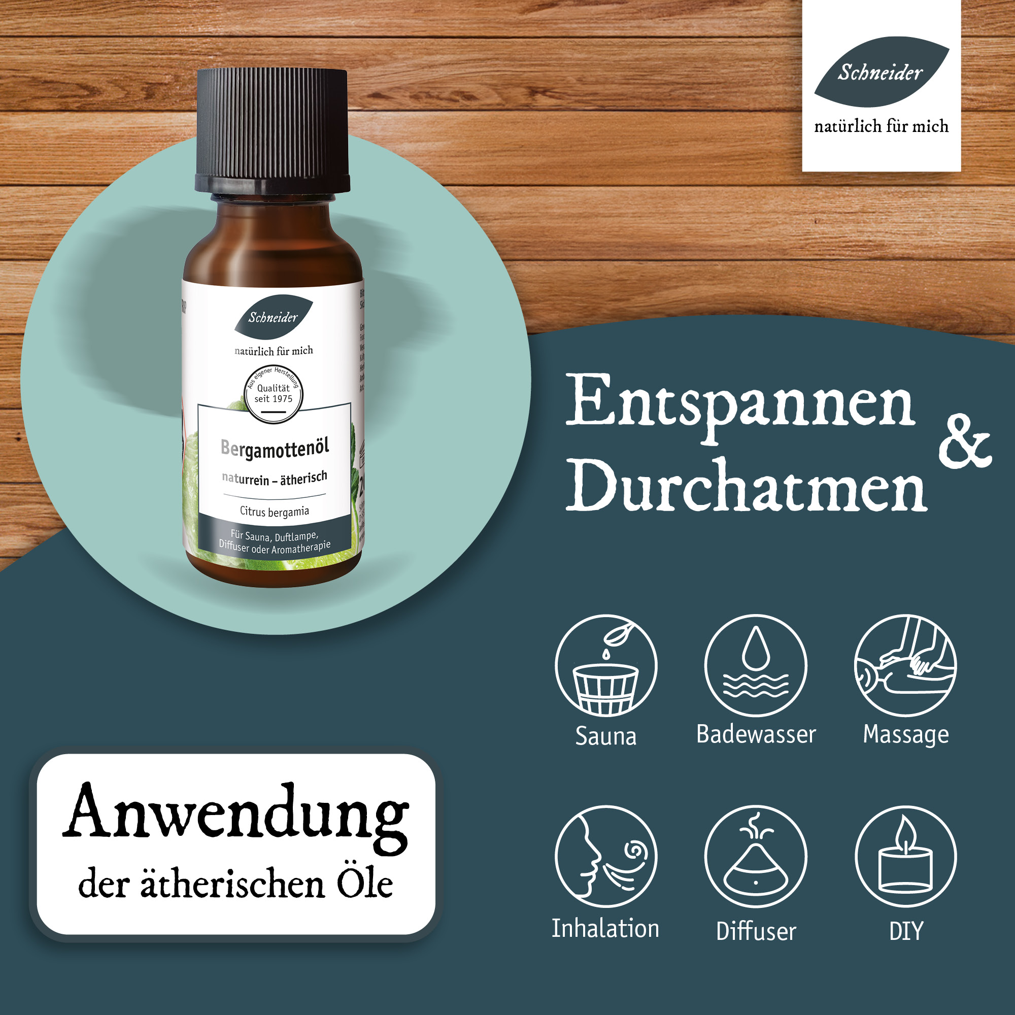 Ätherisches Öl Bergamotte 20ml