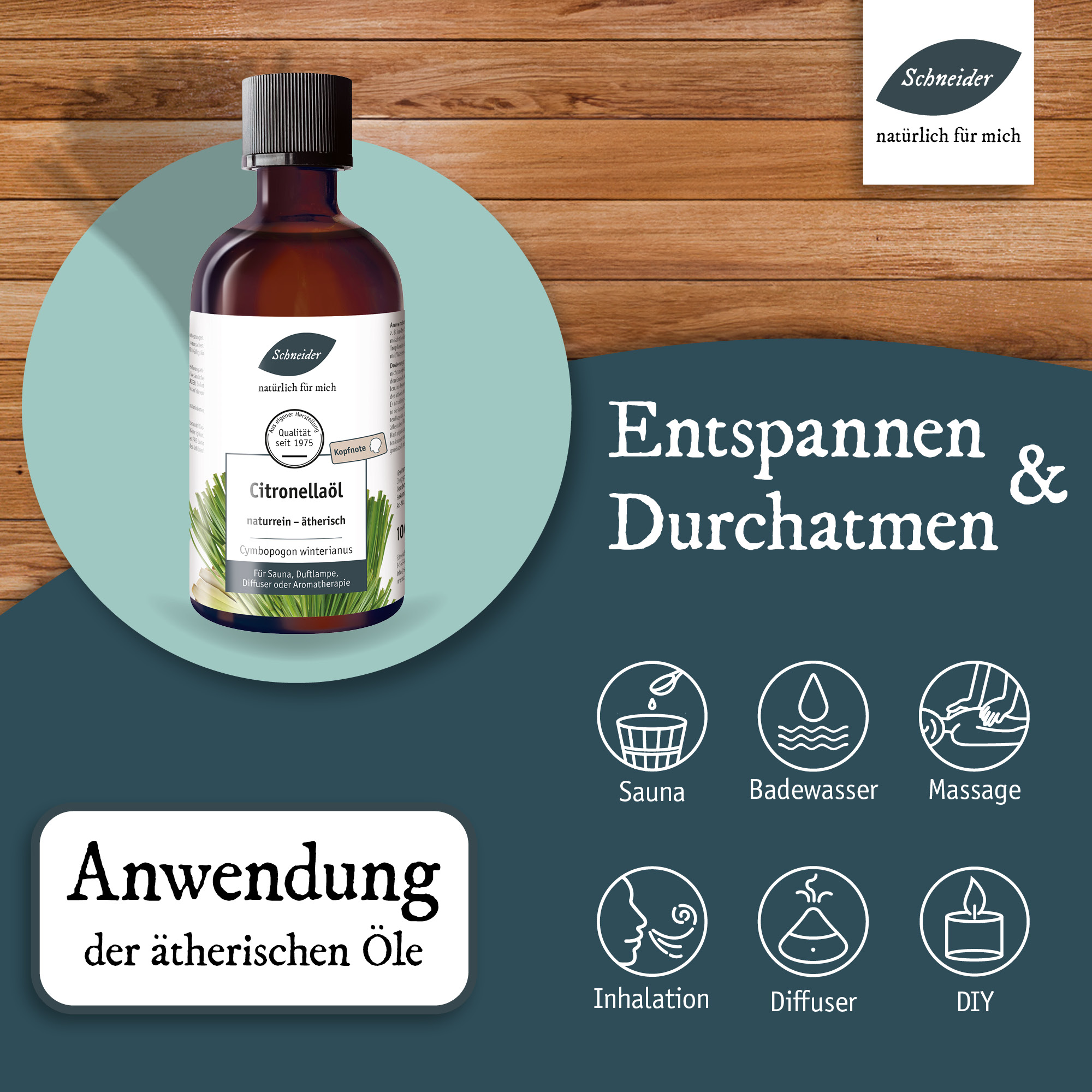 Ätherisches Öl Citronella 100ml