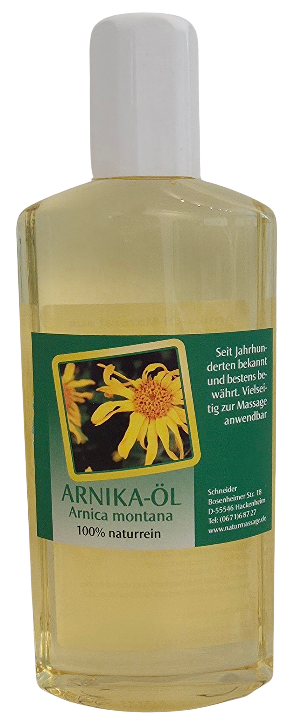 Arnika-Öl 100 % naturrein 250 ml Flasche