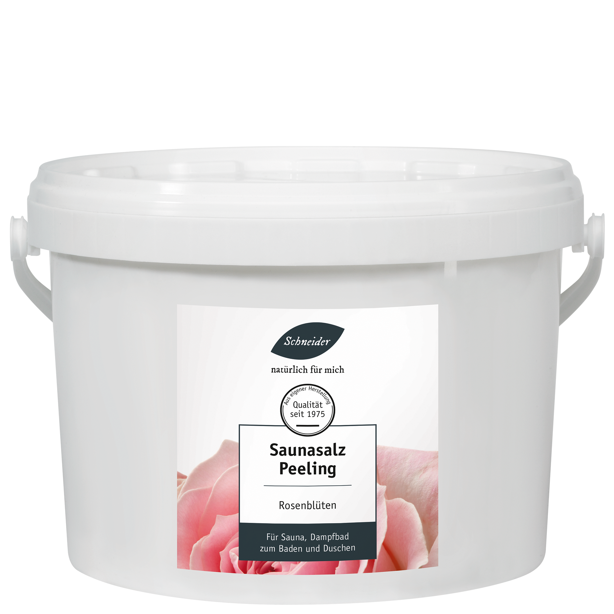 Rosenblüten Salinensalz - watteweich 3 kg Eimer
