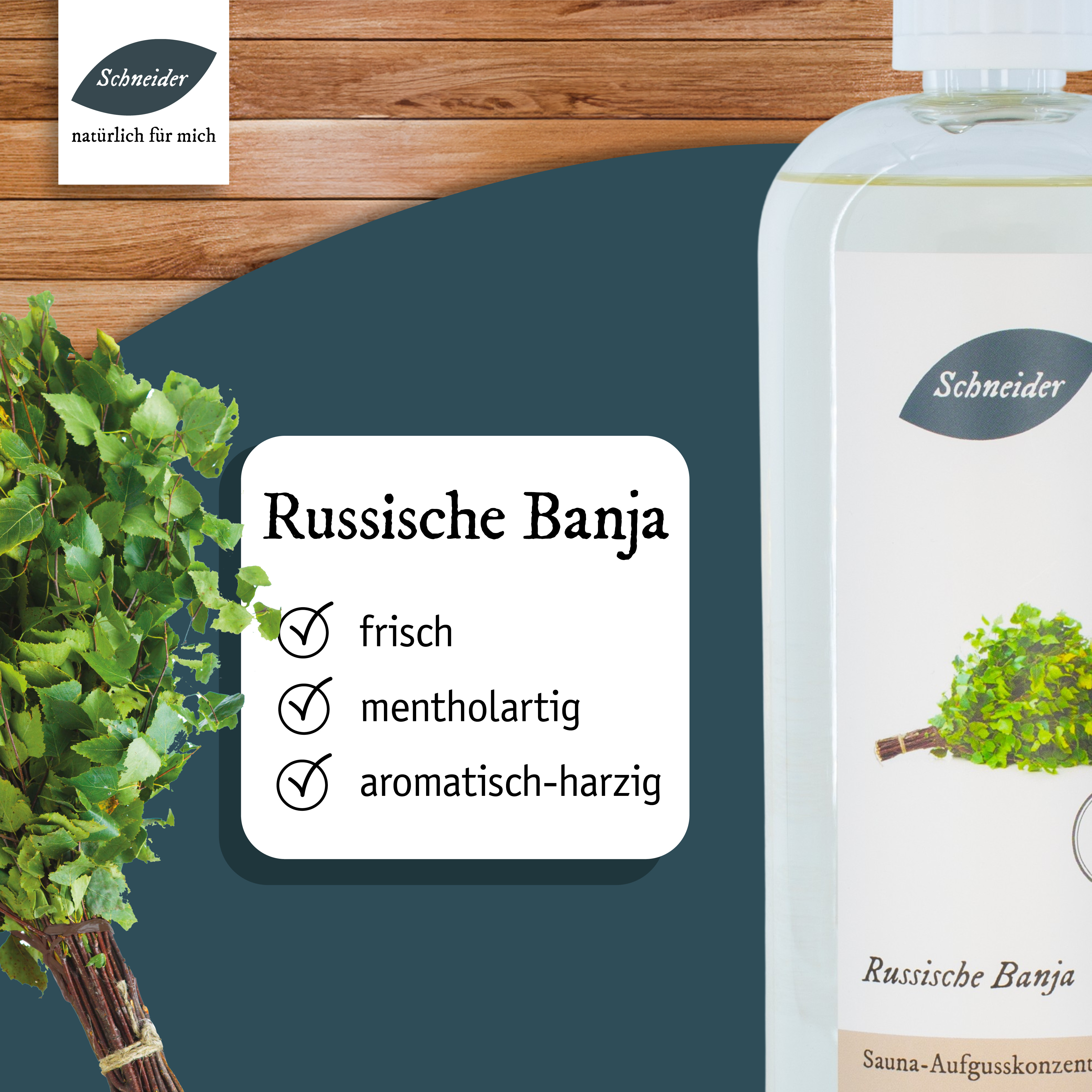 Saunaaufguss Russische Banja (Aufgusskonzentrat) 250 ml
