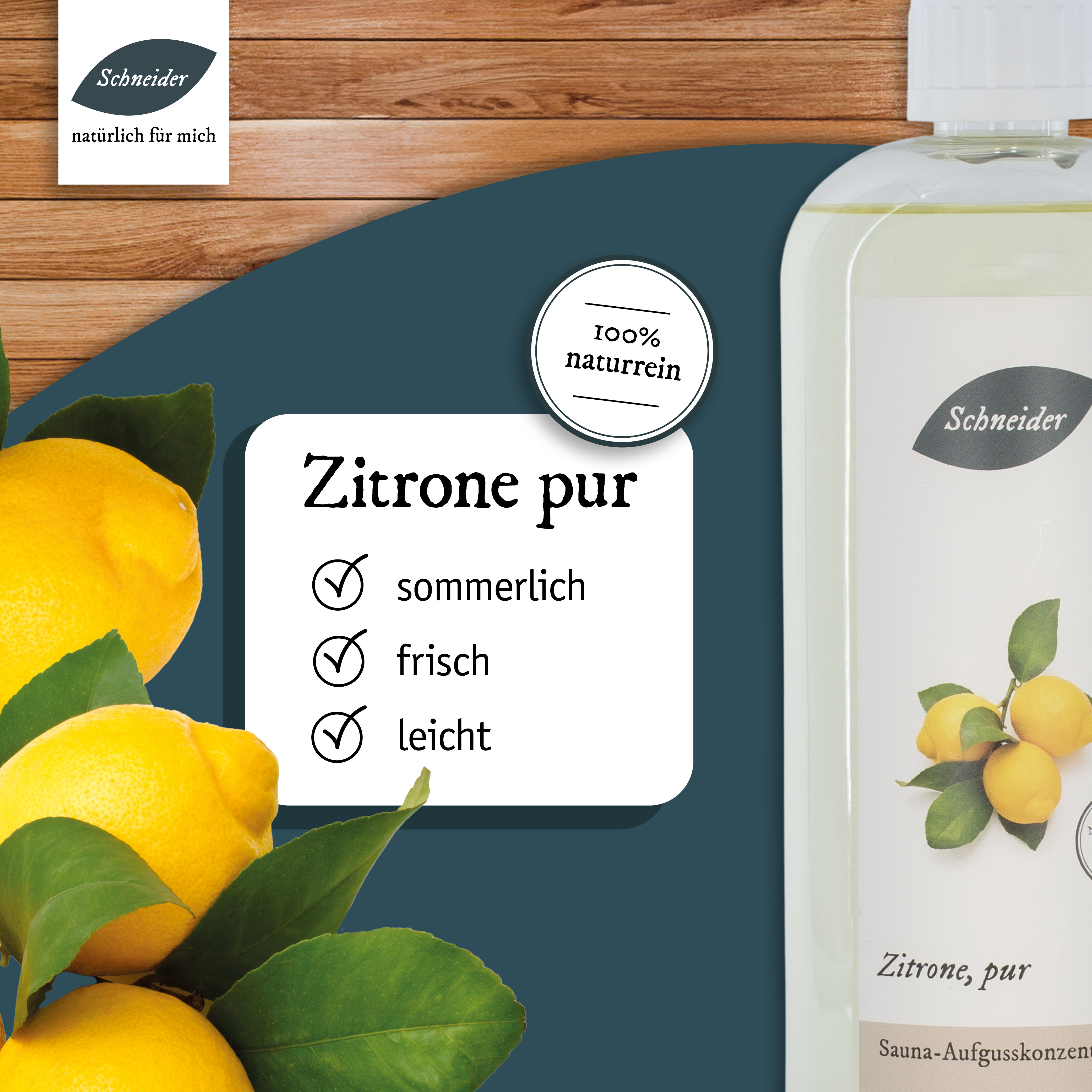 Saunaaufguss Zitrone, pur (Aufgusskonzentrat) 250 ml