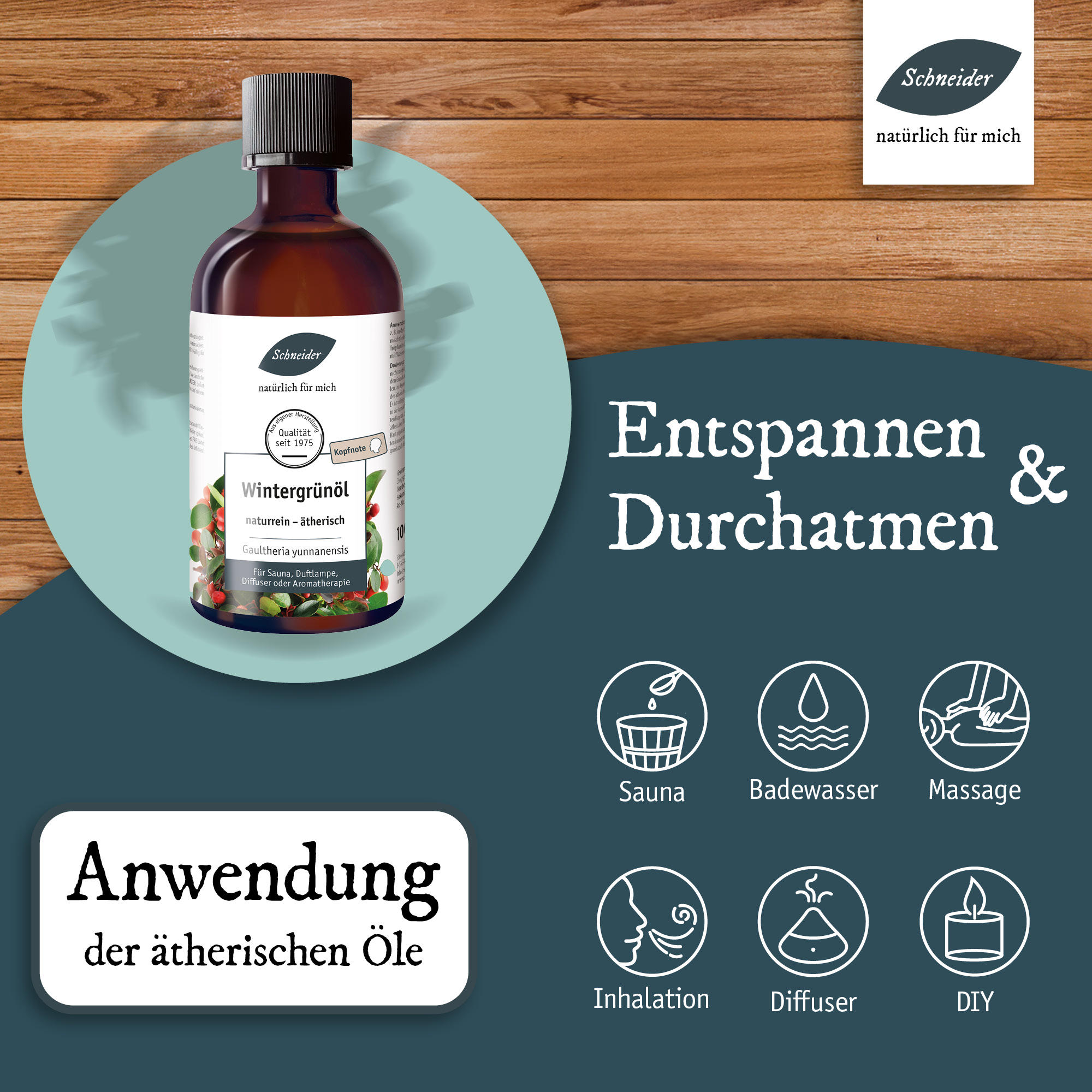 Ätherisches Öl Wintergrün 100ml