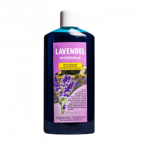 Lavendel-Wohlfühlbad mit Jojobaöl 500 ml Flasche