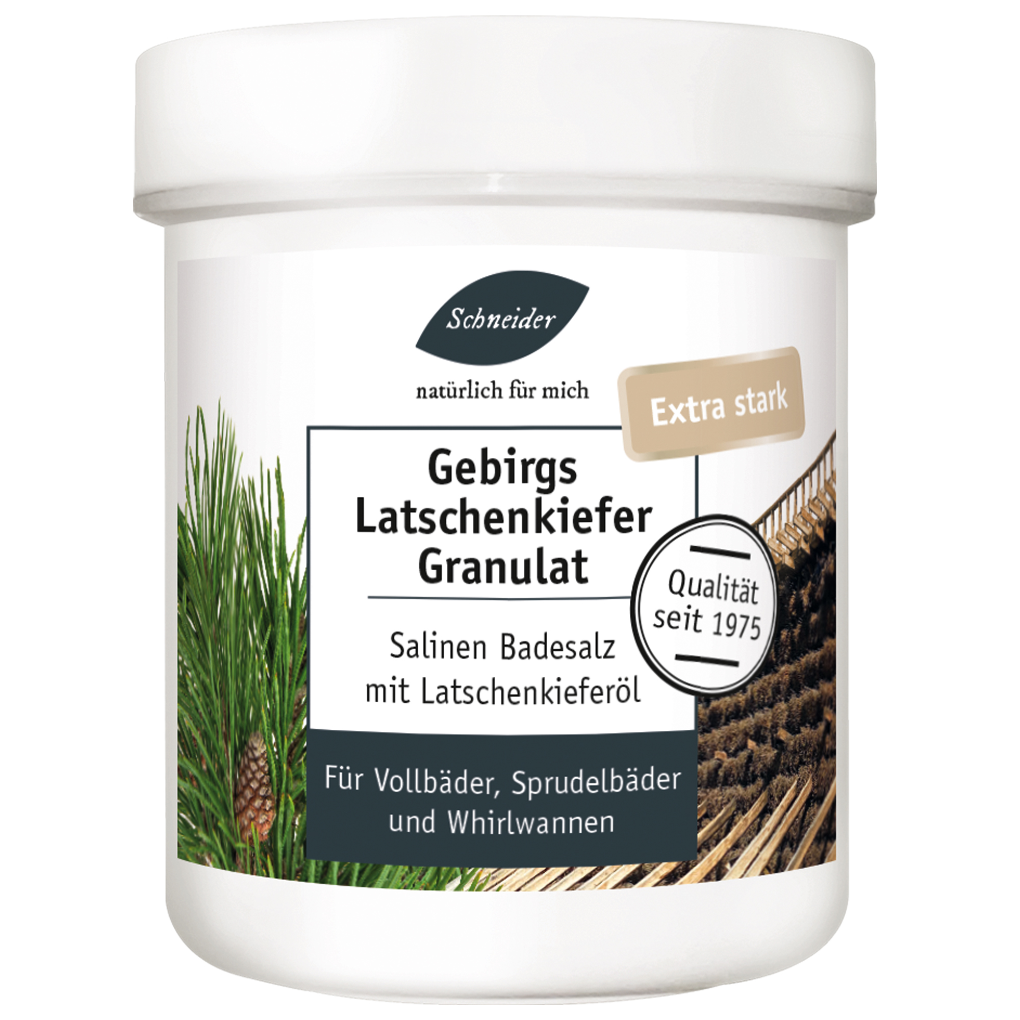 Gebirgs-Latschenkiefern-Granulat -extra stark- 50 g - Portionsdose