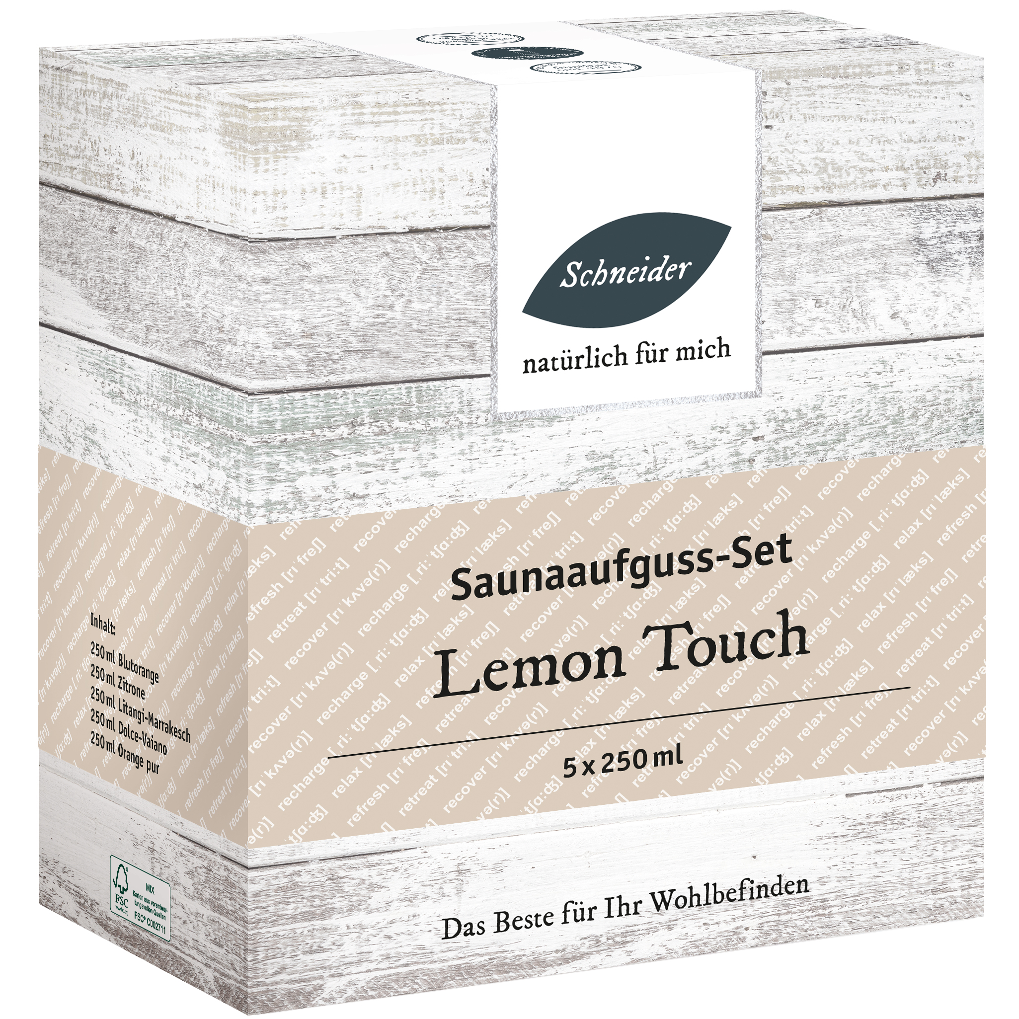 Saunaaufguss-Set - Lemon Touch