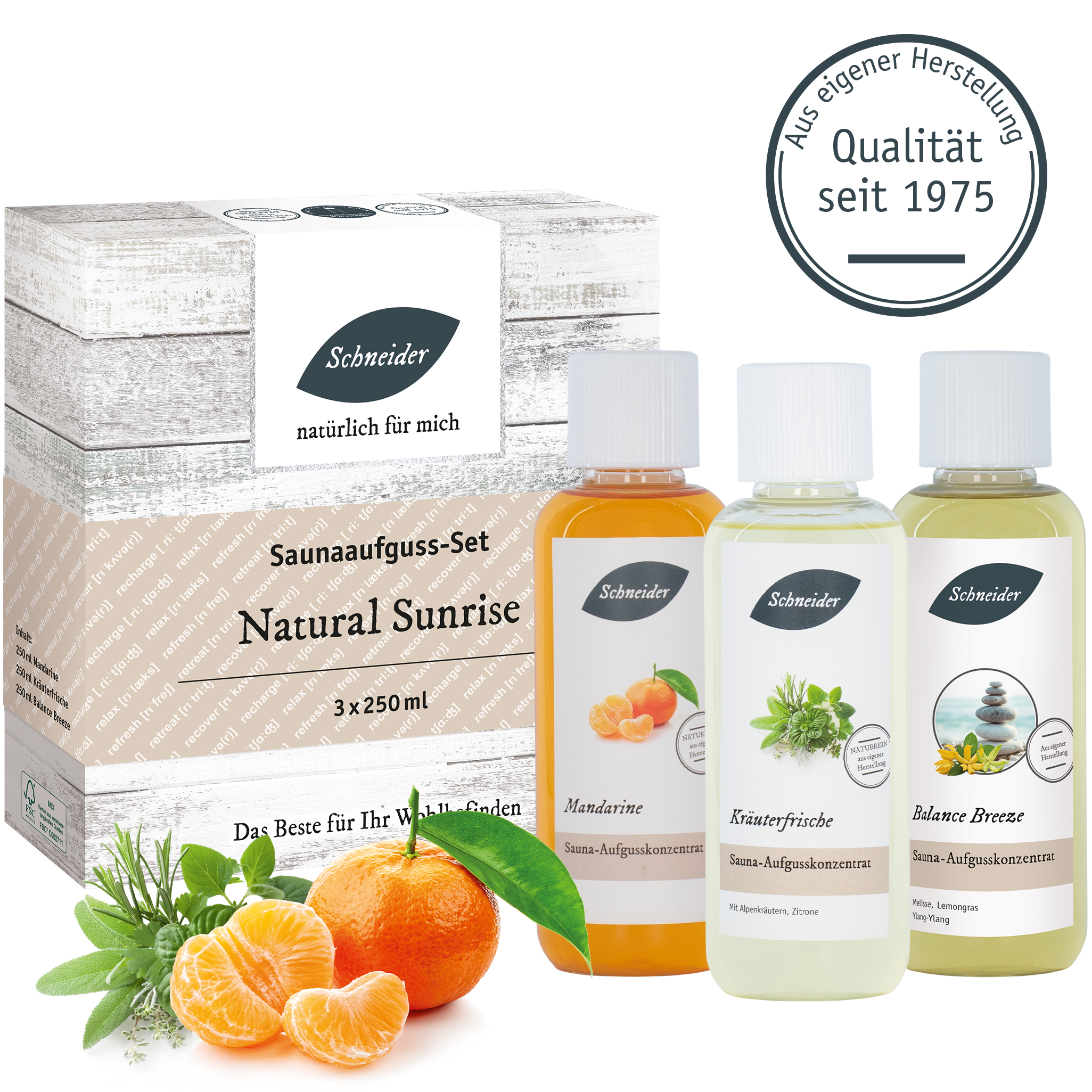 Saunaaufguss-Set - Natural Sunrise