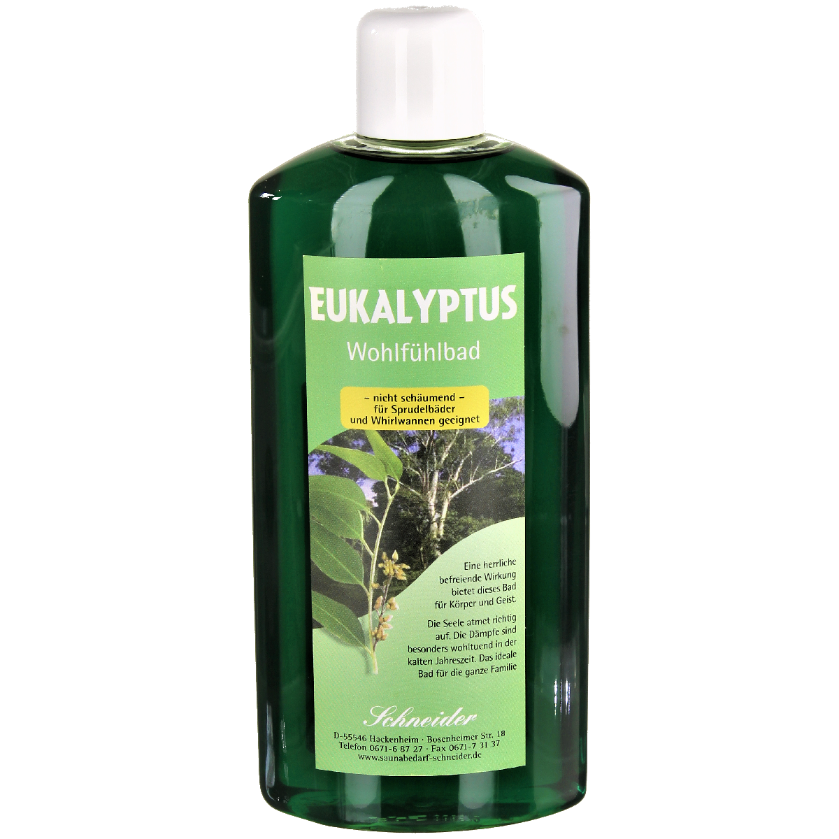 Eukalyptus Wohlfühlbad -nicht schäumend 500ml Flasche