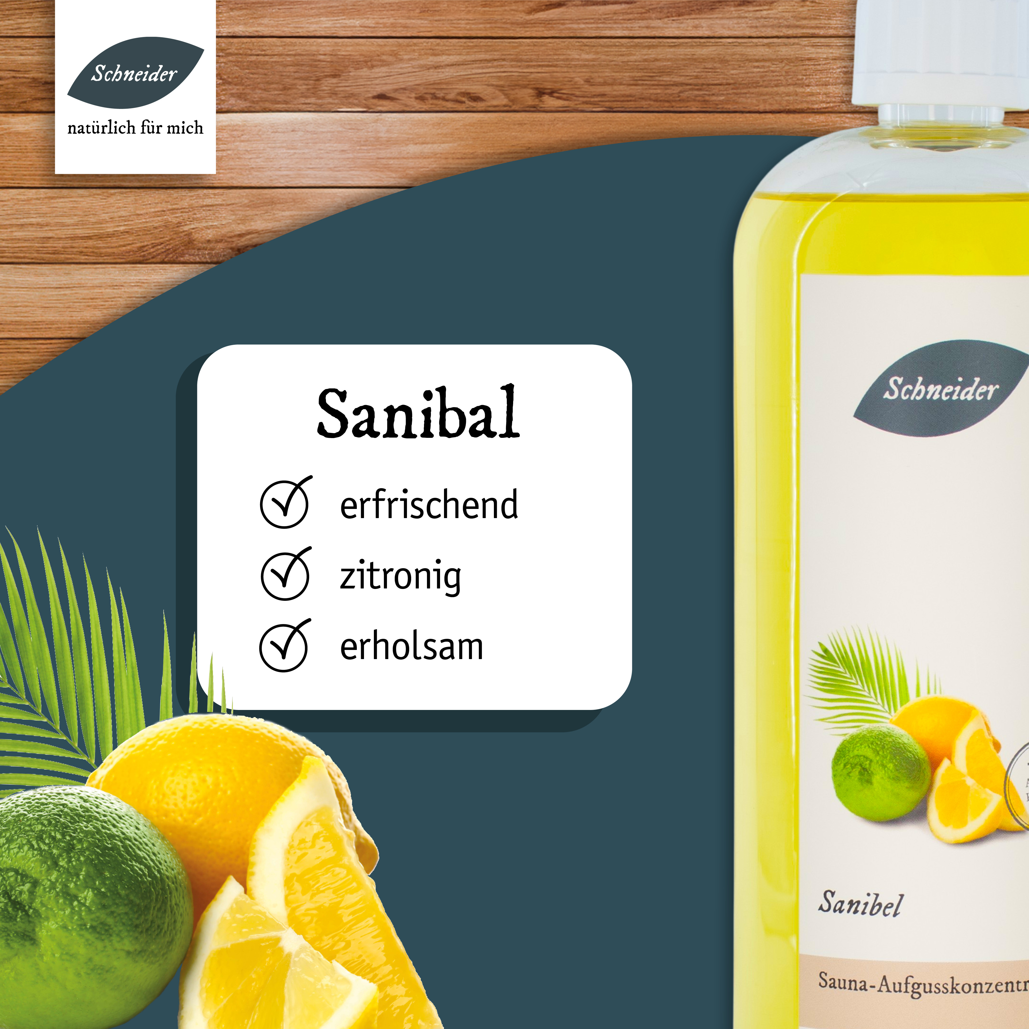 Saunaaufguss Sanibel (Aufgusskonzentrat) 250 ml
