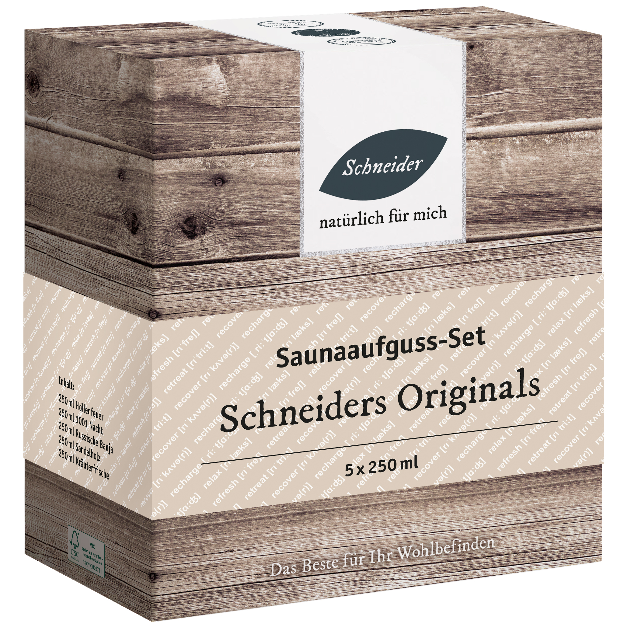 Saunaaufguss-Set - Schneiders Originals