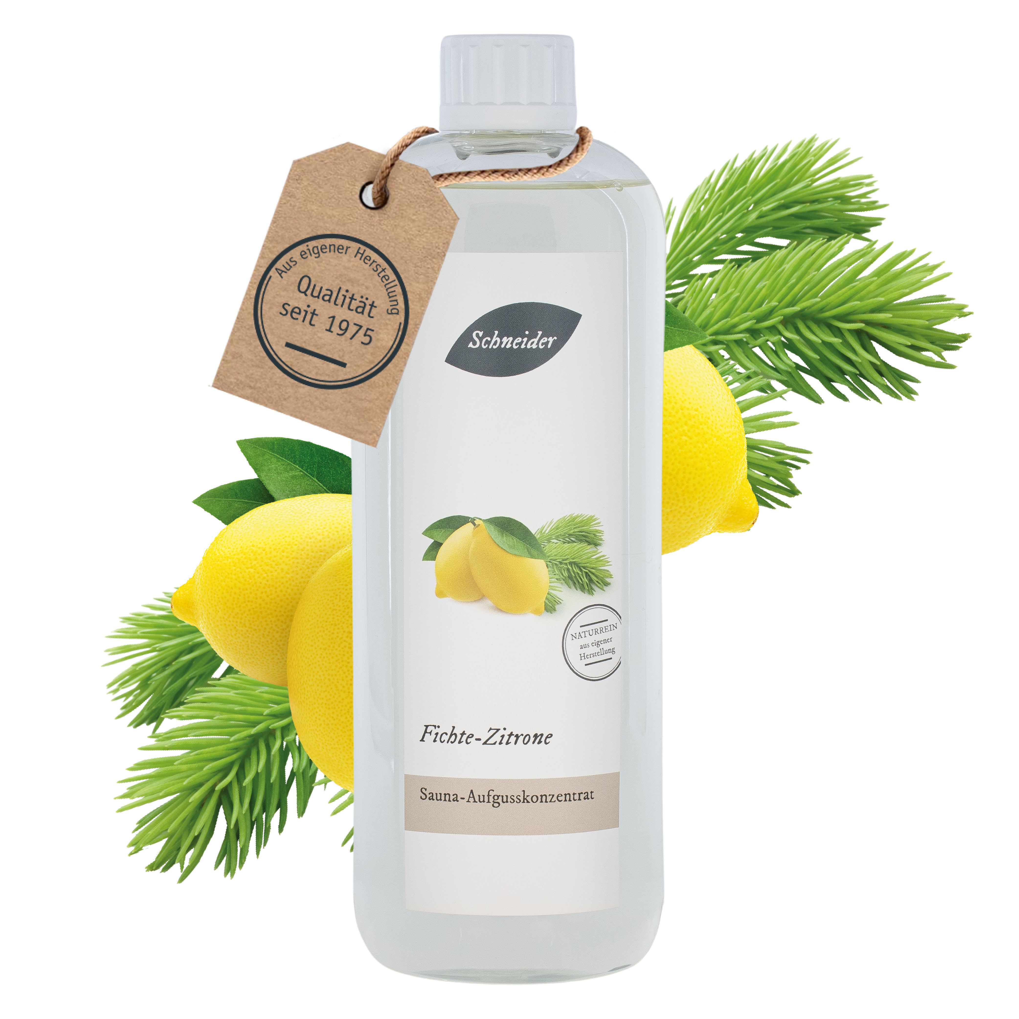 Saunaaufguss Fichte-Zitrone (Aufgusskonzentrat) 250 ml