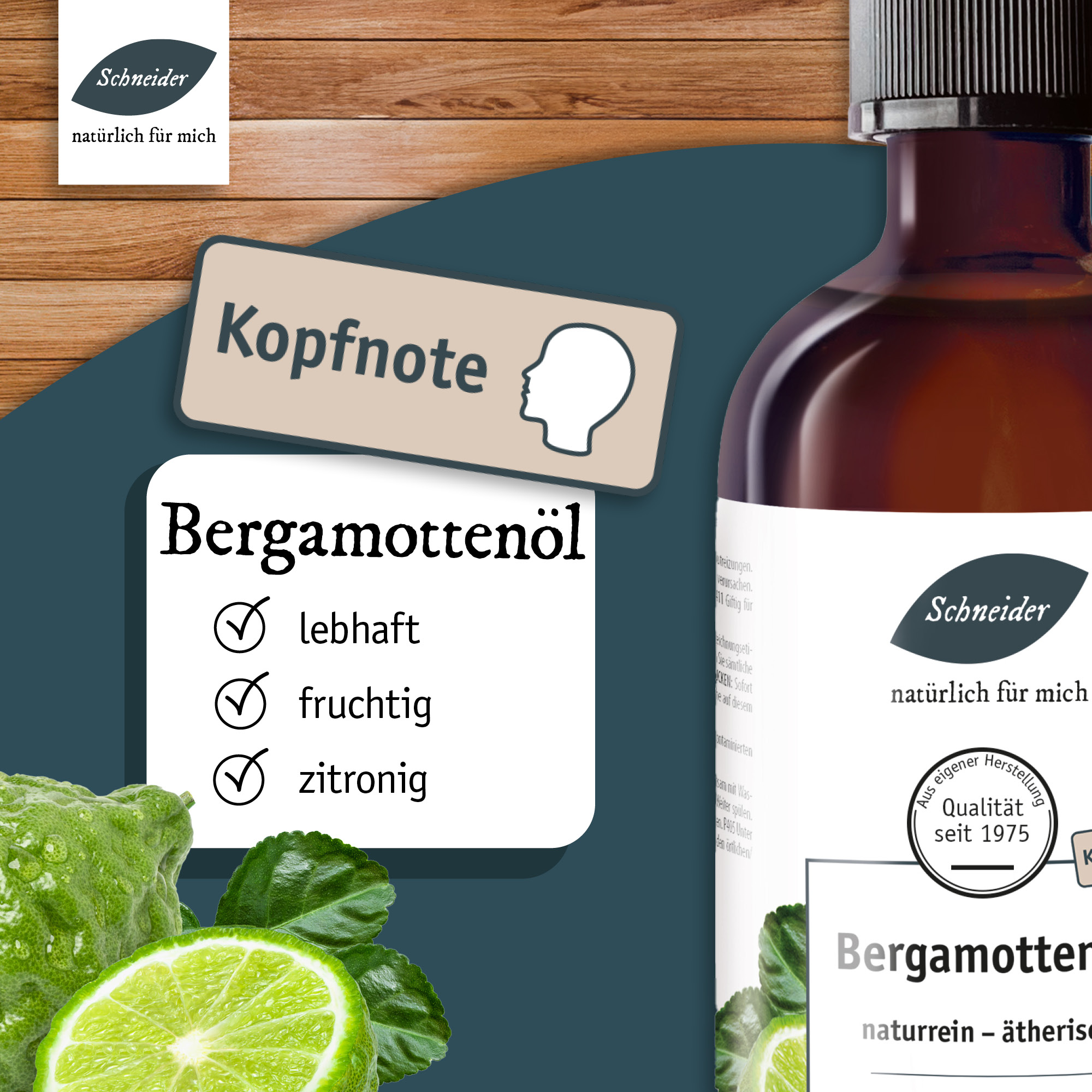 Ätherisches Öl Bergamotte 100ml