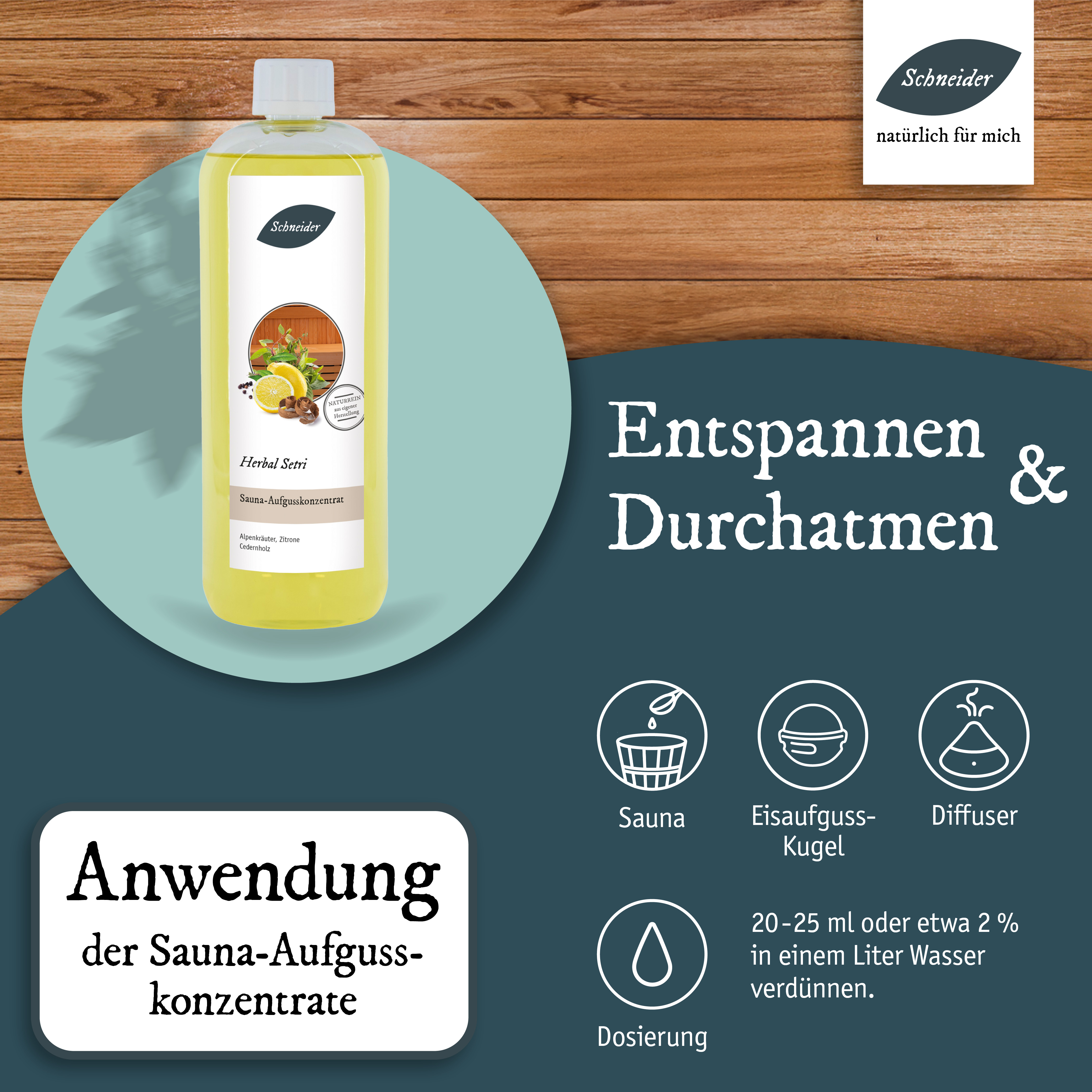 Saunaaufguss Herbal Setri (Aufgusskonzentrat)