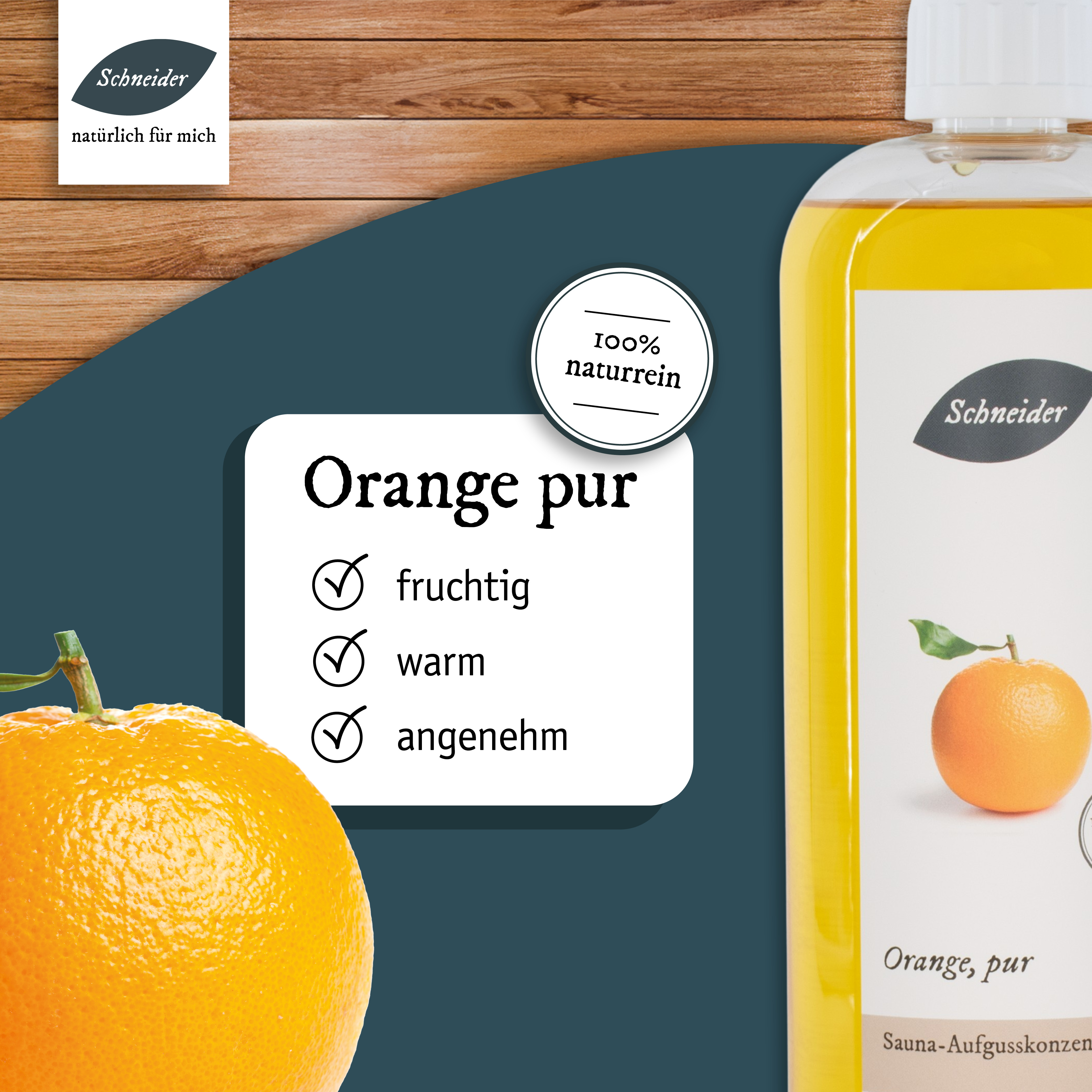 Saunaaufguss Orange Pur (Aufgusskonzentrat) 250 ml